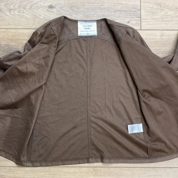 California Moonrise Faux Leather Vegan Cardigan Western - Picture 3 of 11